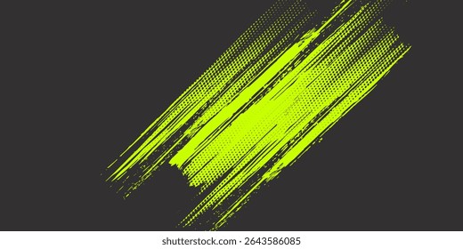 Running poster design with runner's Legs vector and colorful design illustration. with gray and green saturated splash color. run poster. Marathon. City marathon. landing page