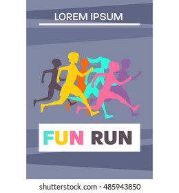 Running poster, Fun Run.