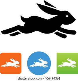 Running rabbit icon