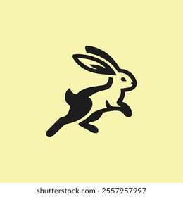 Running rabbit logo for sale.