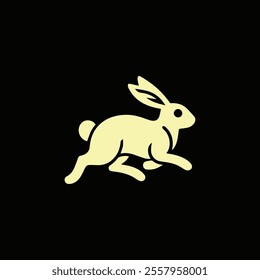Running rabbit logo for sale.