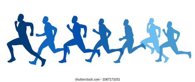 Running race competition 