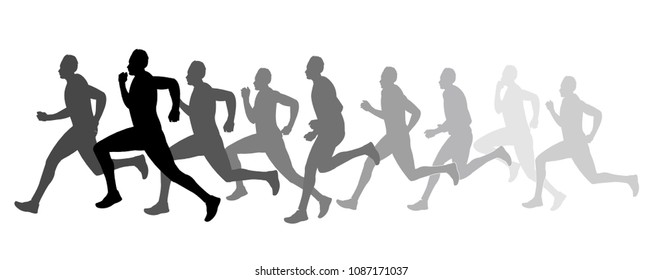 Running race competition 