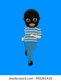 Running Robber Character