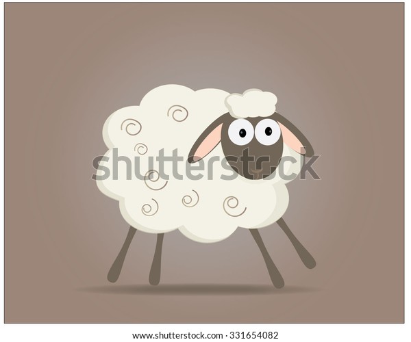 running sheep drawing