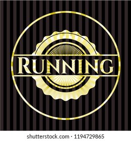 Running shiny badge