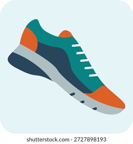Icono de zapatillas de running. Ilustración vectorial. Ejecutando el Vector de ilustración SHoe.