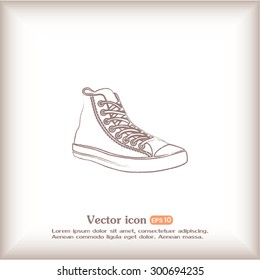 Running shoe icon