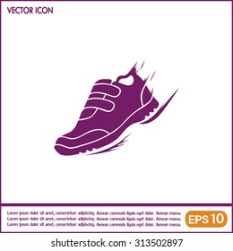 Running shoe icon
