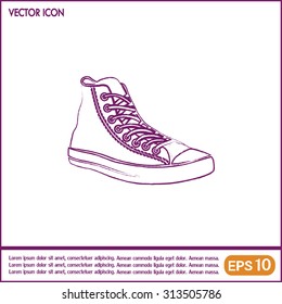 Running shoe icon