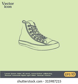 Running shoe icon