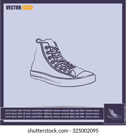 Running shoe icon