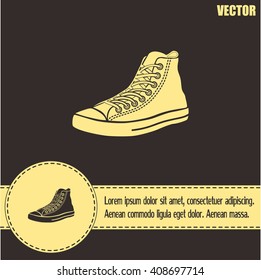 Running shoe icon