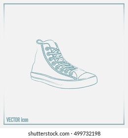 Running shoe icon