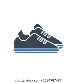 Running Shoe Icon Isolated On White Background