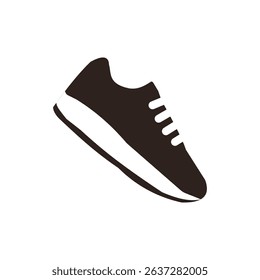 Running Shoe icon. Isolated sneaker symbol. stock illustration