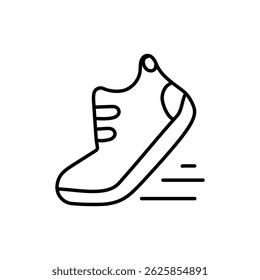 Running Shoe Icon – Jogging and Fitness Vector	