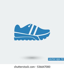 Running shoe icon, vector best flat icon, EPS