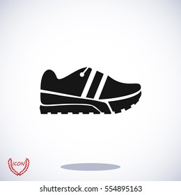 Running shoe icon, vector best flat icon, EPS