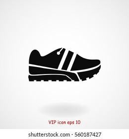 Running shoe icon, vector best flat icon, EPS