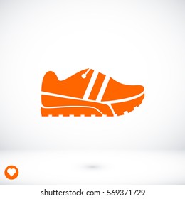 Running shoe icon, vector best flat icon, EPS