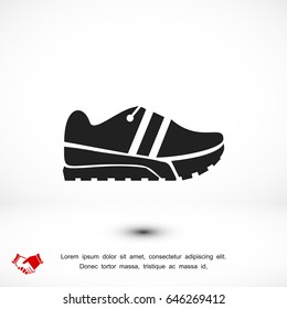 Running shoe icon, vector best flat icon, EPS