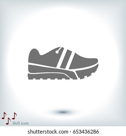 Running shoe icon, vector best flat icon, EPS
