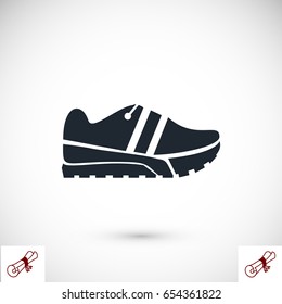Running shoe icon, vector best flat icon, EPS