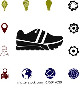 Running shoe icon, vector best flat icon, EPS