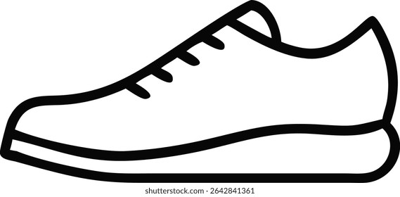 Running Shoe Sneakers Outline Icon 