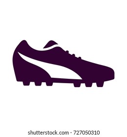 running shoe for soccer players icon