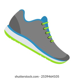 Running shoe vector illustration. Simple running shoe icon emoji design.