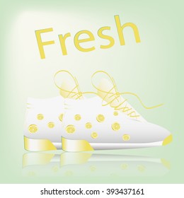 Running shoes.