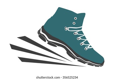 Running shoes icon