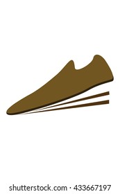 Running shoes icon