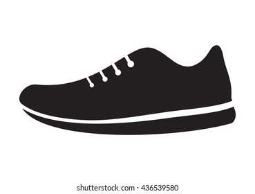 Running shoes icon