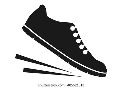 Running shoes icon