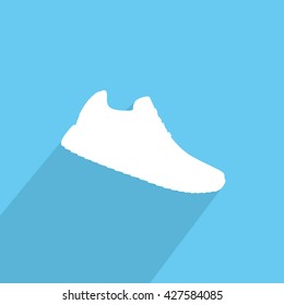 Running shoes icon. Vector