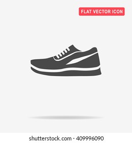 Running shoes icon. Vector concept illustration for design.