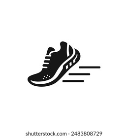 Running shoes icon vector. EPS 10 editable vector