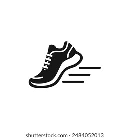 Running shoes icon vector. EPS 10 editable vector