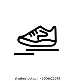 Running shoes icon vector. EPS 10 editable vector