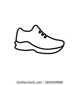 Running shoes icon vector illustration