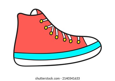 Running Shoes Icon. Vector illustration