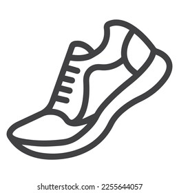 running shoes icon vector isolatd on background