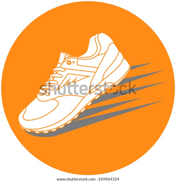 Running Shoes Retro Shoes Vector Stock Vector (Royalty Free) 269864324