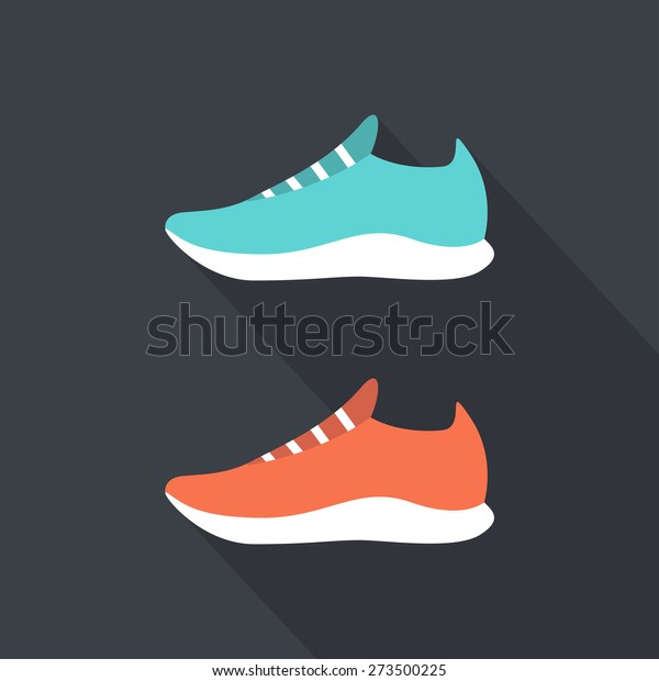 shoes flat design