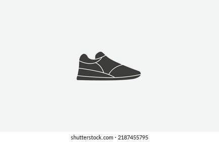 Running Shoes vector logo design