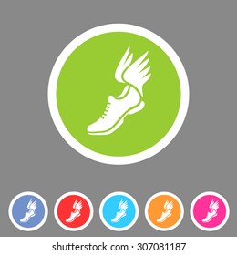 633 Running shoe wings Images, Stock Photos & Vectors | Shutterstock
