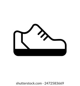 running shores icon symbol vector template 